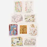 André Masson, Je Reve portfolio, 1975, lithograph in colors on Arches