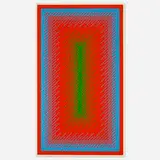 Richard Anuszkiewicz, Reflections IV, 1979, screenprint on Masonite