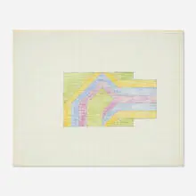 Neil Williams, Untitled (#24), c. 1965, colored pencil on paper