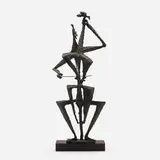 Tony (Bernard) Rosenthal, Cellist, c. 1955, bronze