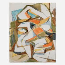 Leonard Nelson, Untitled, 1953, oil on canvas