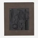 Louise Nevelson, Nevelson's World, 1983, polyester resin on box with book