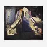 John Beardman, Untitled, 1984, acrylic and collage on canvas