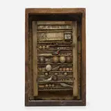 Barry Cohen, Washboard Bird Construction, c. 1987, mixed media construction