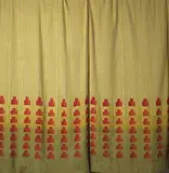 Frank Lloyd Wright, curtains from the Albert Adelman House, Fox Point, Wisconsin, pair
