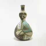 lamp base by Guido Gambone, c. 1960, glazed stoneware, sold Mar 2006