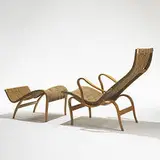 Bruno Mathsson, Pernilla 2 lounge chair and ottoman