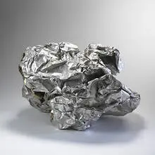 untitled by John Chamberlain, 1973, aluminum foil, sold Mar 2006