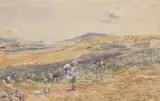 William McTaggart Rsa Rsw, Bean Field at Cambletown, watercolour