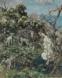 Edward Atkinson Hornel, The Shepherdess