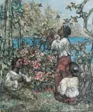 Edward Atkinson Hornel, Burmese Girls