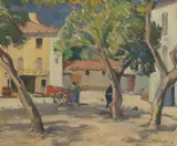 John Maclauchlan Milne Rsa, In Provence, oil on canvas