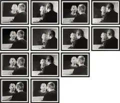 Der Fleck auf dem Spiegel, den der Atemhauch schafft by Dieter Appelt, 1977, 13 Silbergelatineabzüge, 2007, sold May 2013