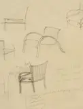 Ludwig Mies van der Rohe, Studien zu Sitzmöbeln