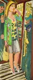 Karl Hubbuch, Haltestelle“. 1950/60er Jahre