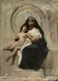 Bruno Piglhein, Madonna mit Kind. Um 1884 (?), Öl auf Leinwand