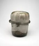 Glazed ceramic rattle stool by Toshiko Takaezu, c. 1980, Glazed ceramic, sold Dec 2008