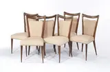Group of side chairs (6) by Melchiorre Bega & Mario Gottardi, c. 1950, sold Dec 2008