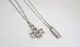 Wiwen Nilsson, Pair of necklaces, 1941-46, Sterling silver and crystal