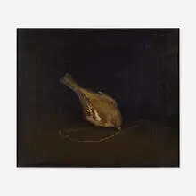 Derrick Guild, Young Chaffinch and Chain, 2003, oil on canvas