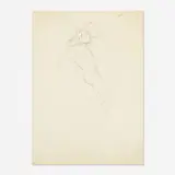 Franz Kline, Untitled (Figure Sketch)
