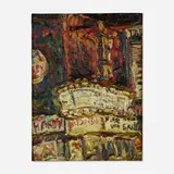 Philip Sherrod, 42nd St. - Pix Theatre, 1968, oil on canvas