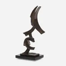 Herbert Ferber, Calligraph, 1966, bronze