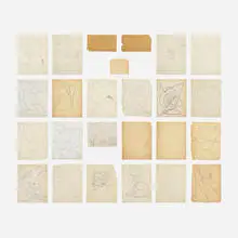 Bernece Berkman, Untitled (twenty-five works), graphite on paper