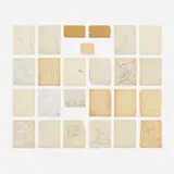 Bernece Berkman, Untitled (twenty-five works), graphite on paper