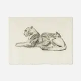 Paul Jouve, Panther, drypoint