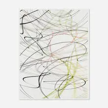 Zycles by Thomas Ruff, 2009, digital pigment print (ditone) on semi transparent polyester foil, sold Mar 2020