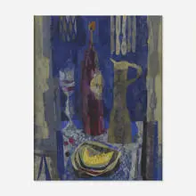 Enrique Climent, Untitled (Nature Morte), 1951-61, gouache on paper mounted to board