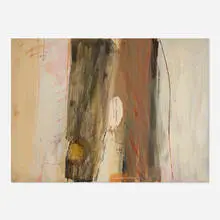 Barcelona España by Robert S. Neuman, 1957, oil on canvas, sold Mar 2020