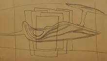 William Baziotes, drawings, pair, pencil on paper