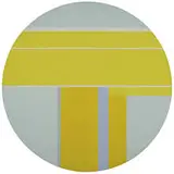 Ilya Bolotowsky, untitled (Tondo), 1973, oil on canvas