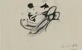 Jonathan Borofsky, 2464634, 1978, ink and pencil on lined paper