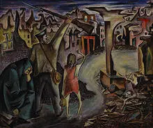 Leon Bibel, The Return, 1939, oil on canvas