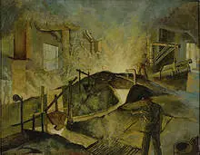 Will Behler, Bethlehem Steel, 1938, oil on board