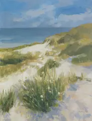 Perpetua Pope, Dunes, Barra, oil on canvas