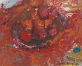Anne Redpath Obe Rsa Ara Lld Arws Roi Rba, Still life with fruit, circa 1960, oil on board