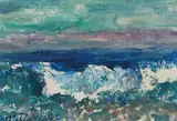 After the Storm by Sir William MacTaggart Pprsa Ra Frse HonRSW Lld, oil on board, sold Oct 2021