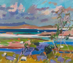 John Cunningham Rgi DLitt, Portuairk, Ardnamurchan, oil on canvas