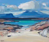 James Fullarton, Eigg and Rhum, oil on canvas