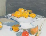 Gordon Bryce Rsa Rsw, Oranges, oil on board