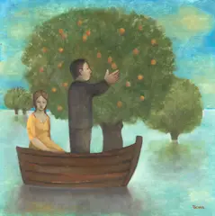 Michael Scott, Orchard After the Flood, 1998, oil on canvas