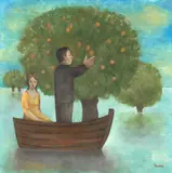 Michael Scott, Orchard After the Flood, 1998, oil on canvas