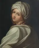 Guido Reni, Portrait of girl in white, oil on canvas