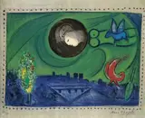 Marc Chagall, Quai de Bercy, 1954, Farblithographie auf festem Velin