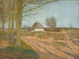Theo von Brockhusen, Landschaft mit Gehöft