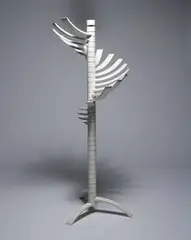 Bruce Tippett, Coat rack, c. 1968, Painted wood